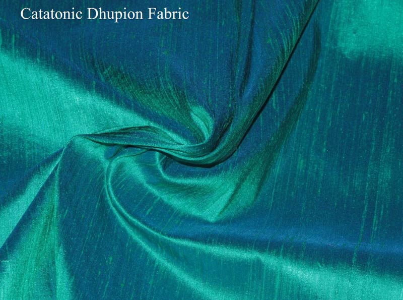 Cationic Dupion Fabric