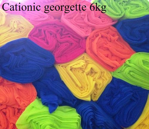 Cationic Georgette Fabric