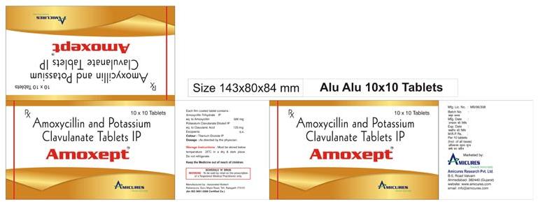 AMOXEPT Amoxicilin 500mg