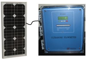Solar Powered Ultrasonic Flowmeter