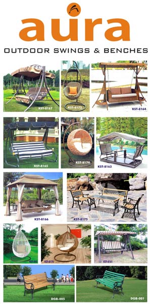 Outdoor Swings and Benches