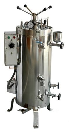 Stainless Steel Vertical Sterilizer, for Medical Use, Laboratory Use