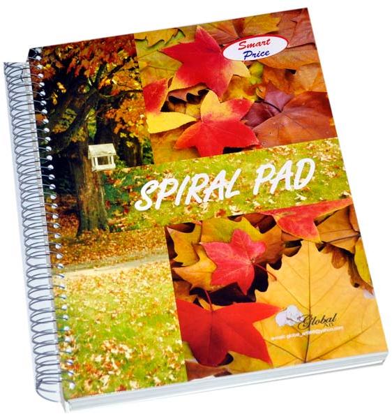 Spiral Notebook 200 pages plain