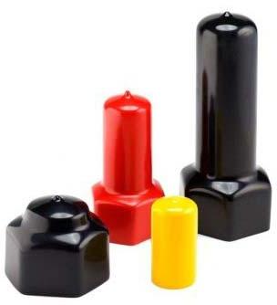 Polished Plastic Foundation Bolt Caps, Size : Standard