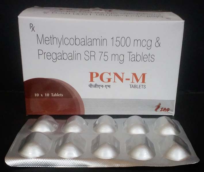 Pregabaline SR 75mg & Methycobalamin 1500 mcg Tablets
