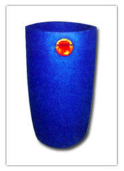 Round TPC Silicon Carbide Crucible with Spout, for Heating Chemical Compounds, Color : Blue