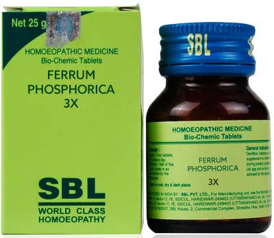 SBL-Ferrum phosphoricum 3x- 25gm