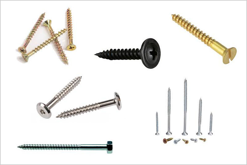 types of wood screws