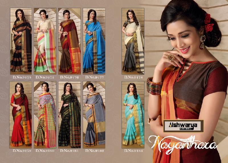 aishwarya nayantara cotton sarees