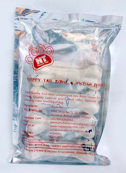 Happy Tail Dog Bones (4 Inch)