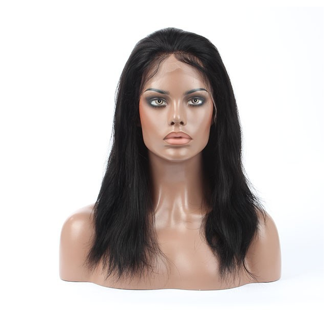 Confidence Full Head Front Lace Human Hair Wig For Women Dark Brown   Amazonin Beauty
