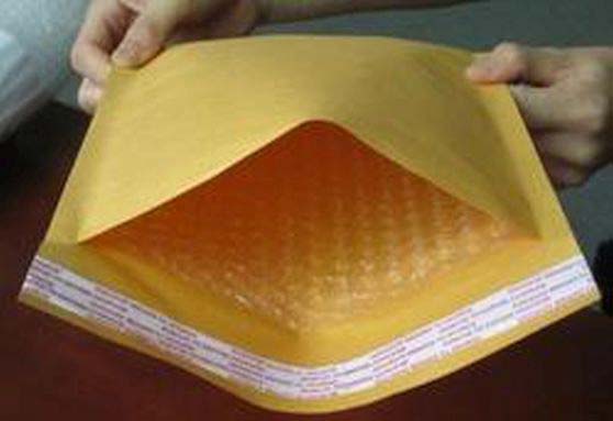 Rectangular Craft Paper Kraft Bubble Envelope, for Courier Use, Technics : Machine Made