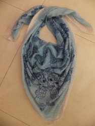 Polyester Printed Square Scarf (FN-SCF-111)