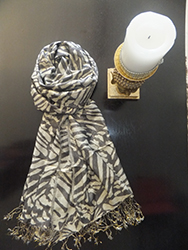 Zebra Print Design Scarf