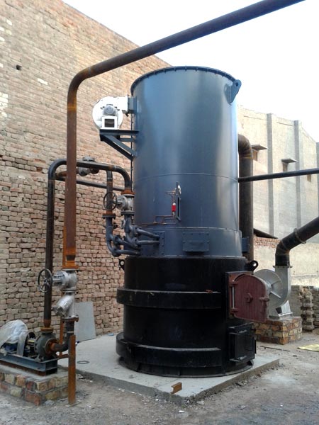 Wood Fired Vertical Thermic Fluid Heater