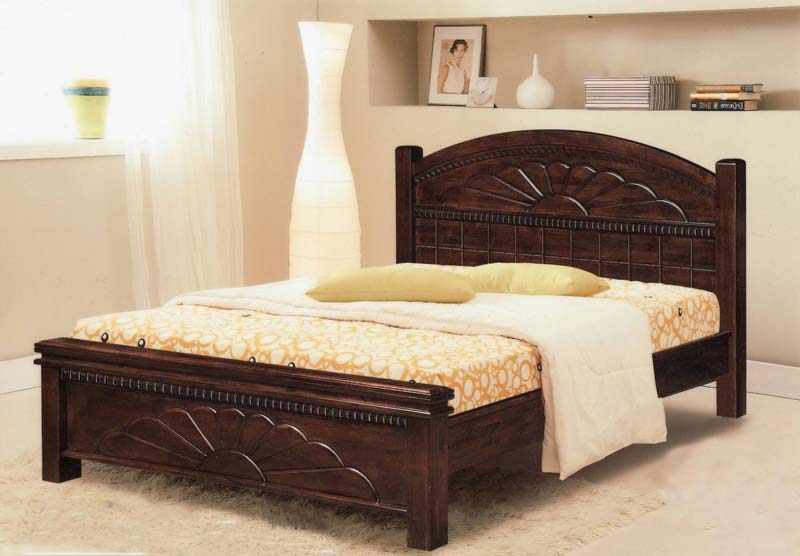 Buy Wooden Double Bed from Woodage Furnishers, India | ID - 1018447