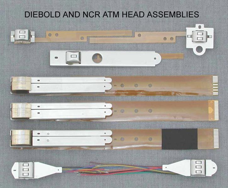 Diebold & NCR ATM Card Reader Head