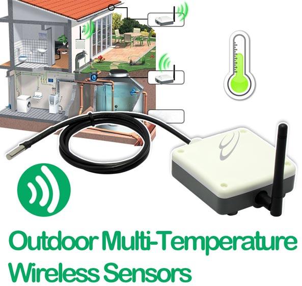 Outdoor Wireless Multi Temperature Sensors by Easemind Technology Ltd