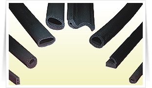 Rubber extrusion profile