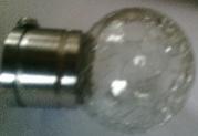 Crackled Glass Curtain Rod Balls (UIL-15-91)