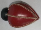 Rugby Leather Curtain Rod Spears