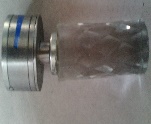 Glass Curtain Rod Cylinders