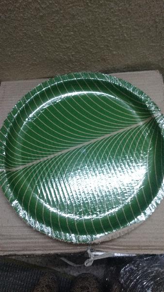 green buffet plates
