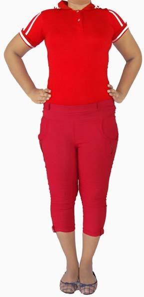 Cotton Ladies Plain Capri, Feature : Anti-Wrinkle, Comfortable, Easily  Washable, Impeccable Finish at Best Price in Faridabad