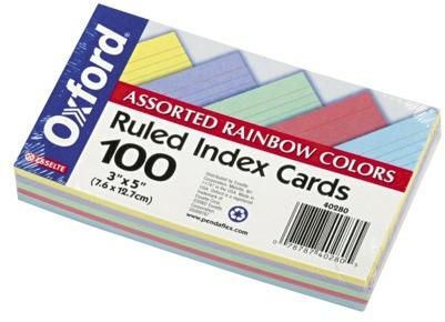 Color Index Card