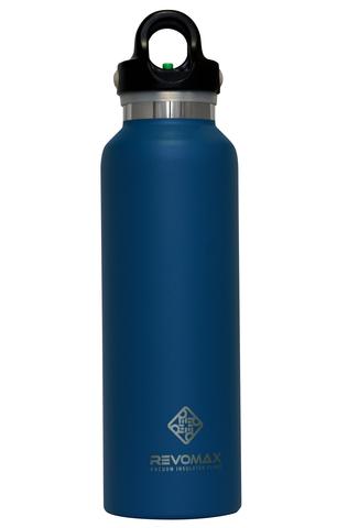 BLUE 20 OZ CLASSIC THERMAL FLASK WITH QUICK-RELEASE CAP