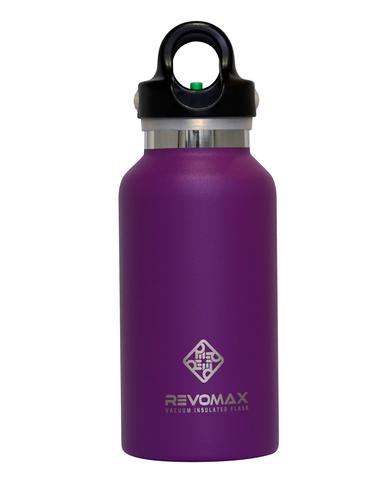 PURPLE 12 OZ CLASSIC THERMAL FLASK WITH QUICK-RELEASE CAP