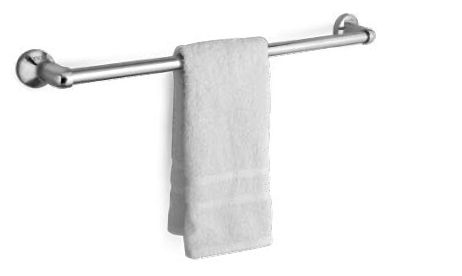 Round Polished EU-801 Euro Towel Rod, for Bathroom, Size : Multisize