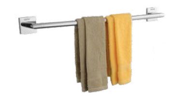 Round Polished WA-201 Wave Towel Rod, for Bathroom, Size : Multisize