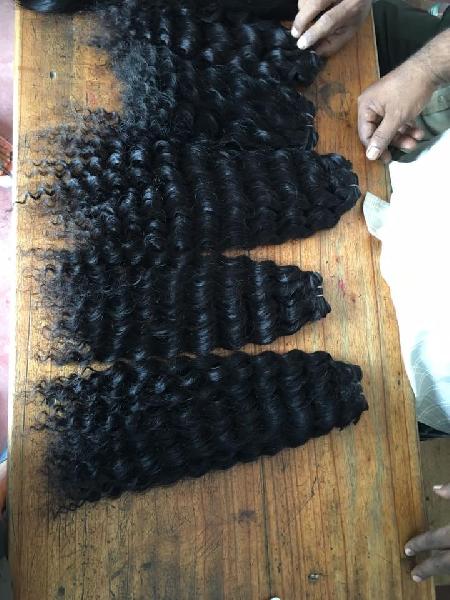 Temple Cut Wavy Curly Hair, for Parlour, Personal, Gender : Female