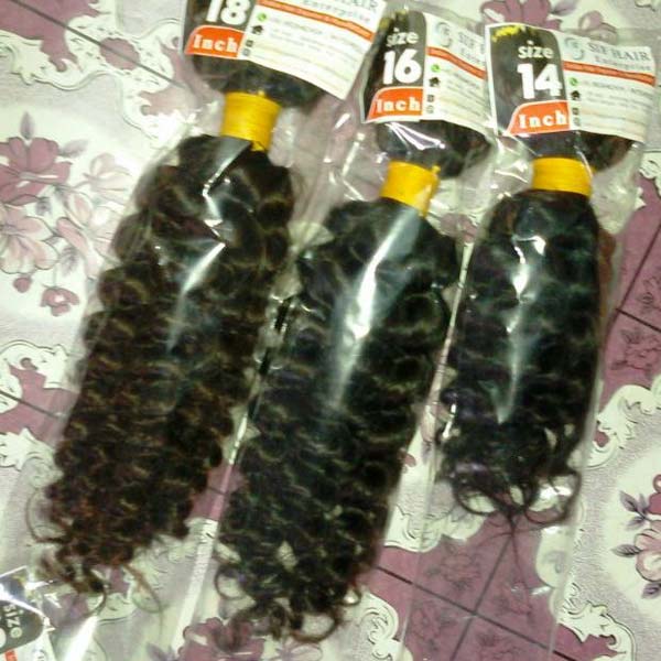 UNPROCESSED VIRGIN DEEP WAVE HUMAN HAIR BUNDLES