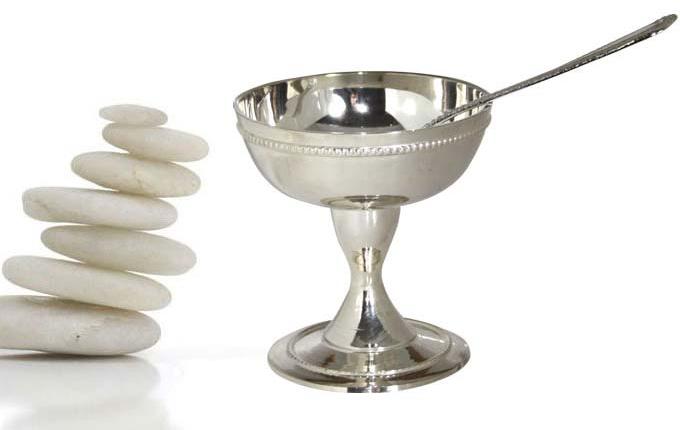 Silver Plated Ice Cream Cup