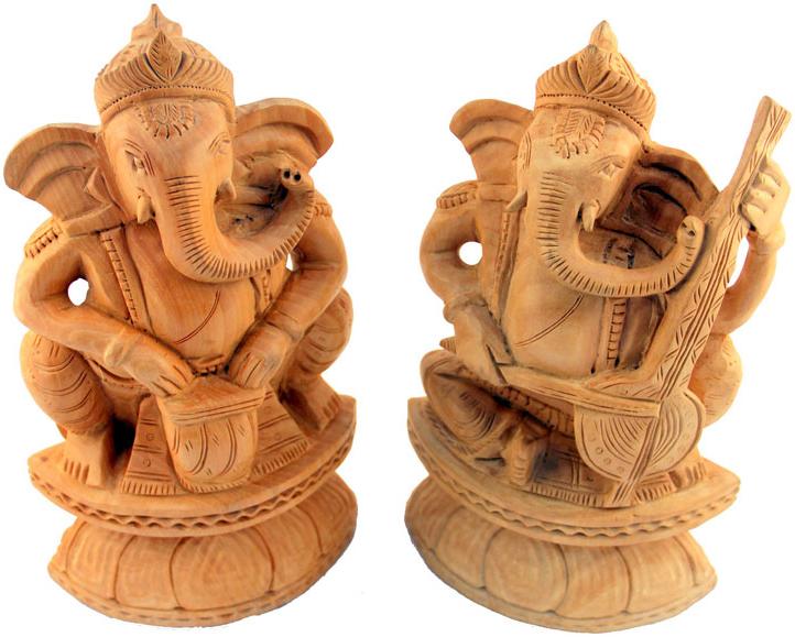 Ganesh with Musical Instrument