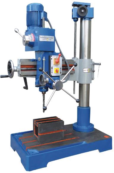 gear heard radial drill machine