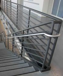 Polished Stainless Steel Railings, for Staircase Use, Feature : Attractive Designs, Corrosion Proof