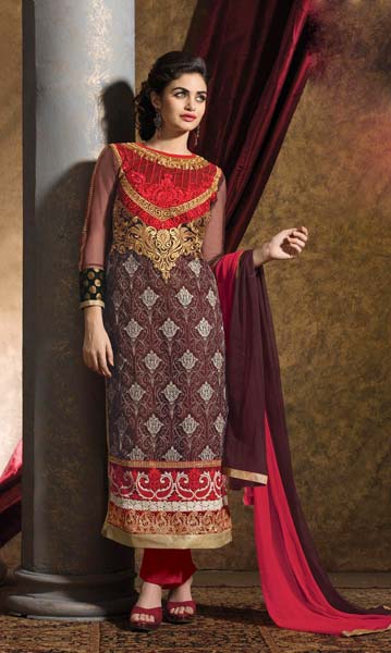 Unstitched salwar kameez