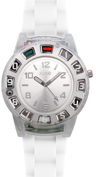 Rubber Milan Smart Watch, Strap Color : White