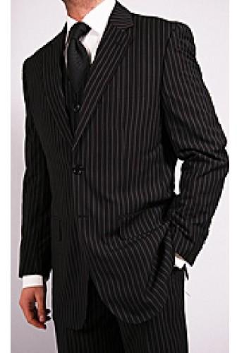 Mens Complete Suit Stripes