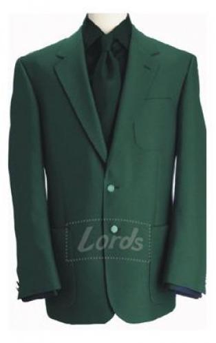 Men's Green Club Party Golf Cocktail Blazer