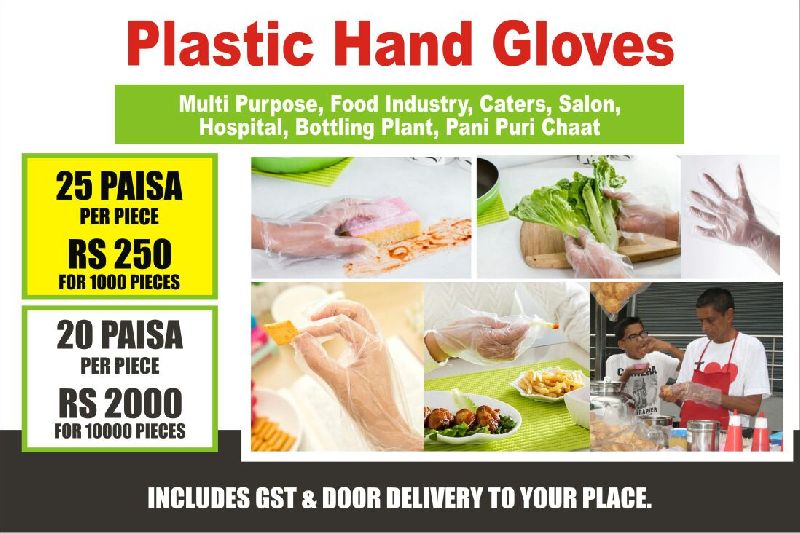 LORDS Plastic Hand Gloves