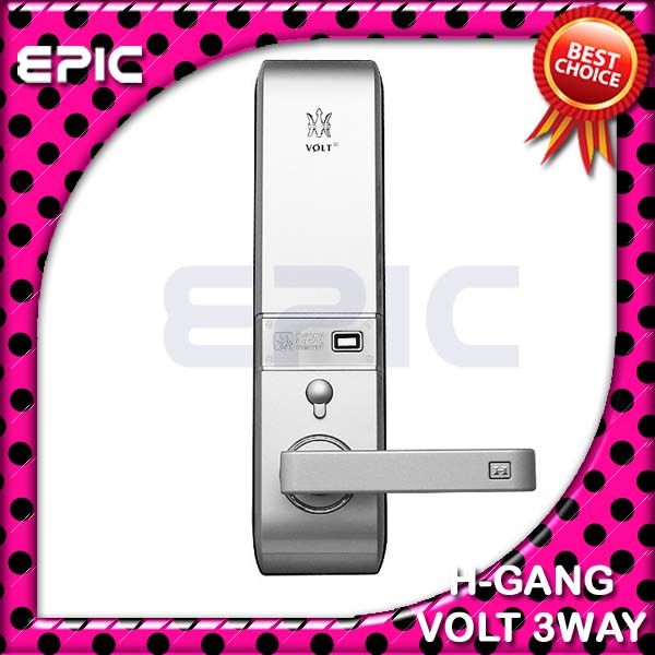 Korean Keyless Electronic Digital Door Lock Hgang Volt Silver 3 Way by Epic Systems ID 876179