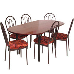 Oval Dining Table Set Manufacturer in Coimbatore Tamil Nadu India by