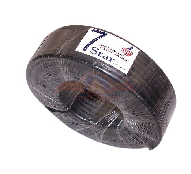 30 Yards Black Coaxial Cable