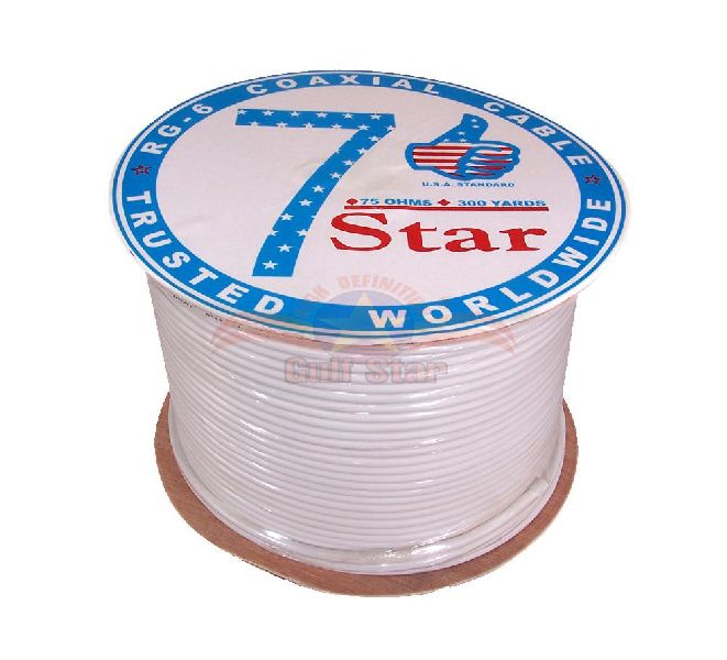 300 Yards White Coaxial Cable