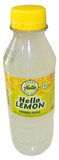 Hello Nimbu Pani 200 ml (Bottle), Color : light yellow