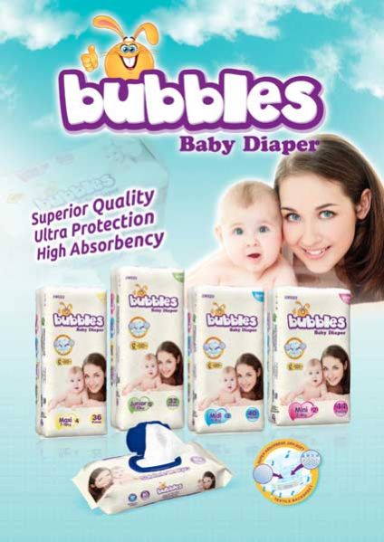 Bubbles Baby Diaper